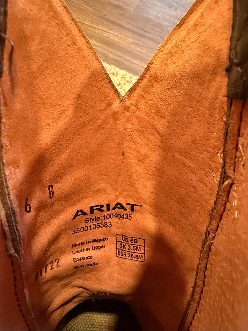 Ariat Black Leather Western Cowboy Boots